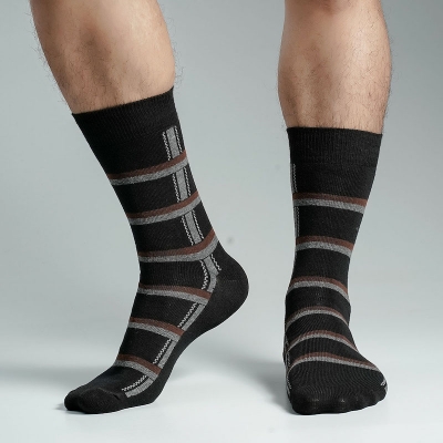 Picture of Pridezone Long Socks For Men  (Black)