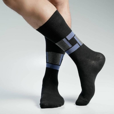 Picture of Super Dog Long Socks For Men  (Black)