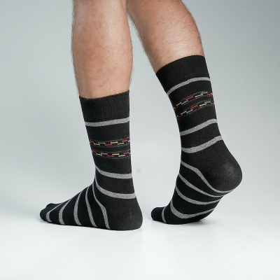 Picture of Action King Long Socks For Men  (Black)
