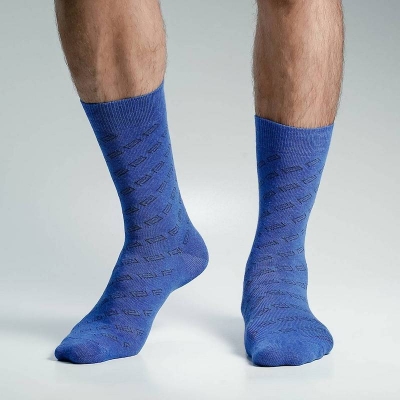 Picture of Super Dog Long Socks For Men  (Blue)