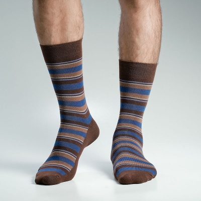 Picture of Super Dog Long Socks For Men  (Chocolate)