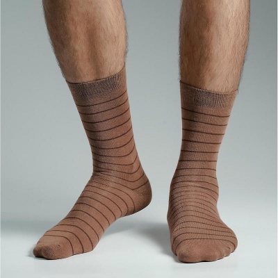 Picture of Premium Long Socks For Men  (Brown)