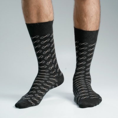 Picture of Premium Long Socks For Men  (Black)