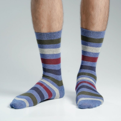 Picture of Premium Long Socks For Men  (Blue)