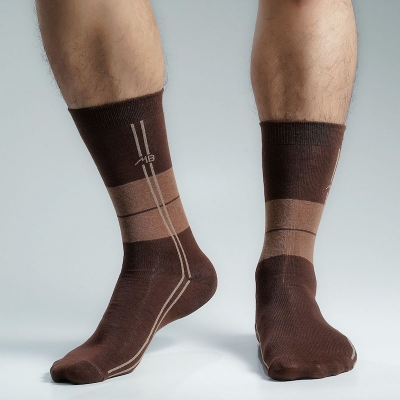 Picture of Premium Long Socks For Men  (Chocolate)