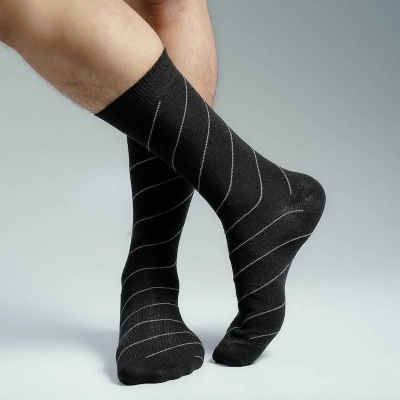 Picture of Premium Long Socks For Men  (Black)