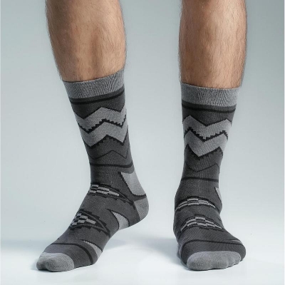 Picture of Premium Long Socks For Men  (Charcoal)