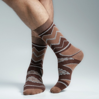 Picture of Premium Long Socks For Men  (Chocolate)
