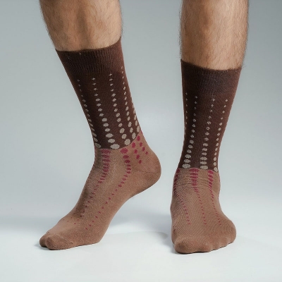 Picture of Premium Long Socks For Men  (Chocolate)