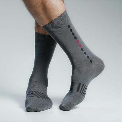 Picture of Premium Long Socks For Men  (Ash)
