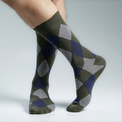 Picture of Premium Long Socks For Men  (Olive)