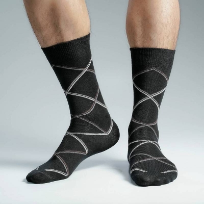 Picture of Premium Long Socks For Men  (Black)
