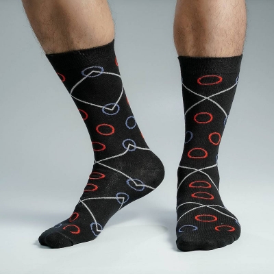 Picture of Premium Long Socks For Men  (Black)