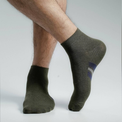 Picture of Premium Ankle Socks For Men  (Olive)