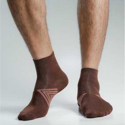 Picture of Premium Ankle Socks For Men  (Chocolate)