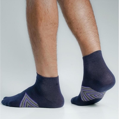 Picture of Premium Ankle Socks For Men  (Navy Blue)