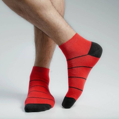 Picture of Premium Ankle Socks For Men  (Red)