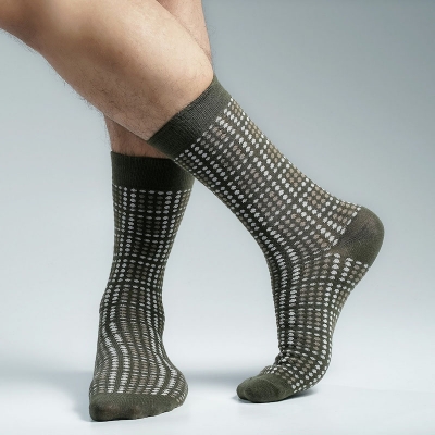 Picture of Premium Long Socks For Men  (Olive)
