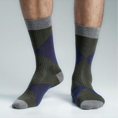 Picture of Premium Long Socks For Men  (Olive)