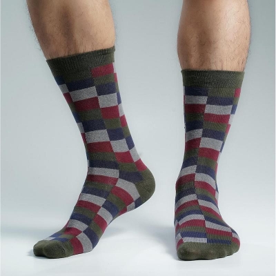Picture of Premium Long Socks For Men  (Olive)