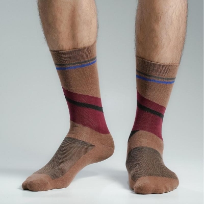Picture of Premium Long Socks For Men  (Brown)