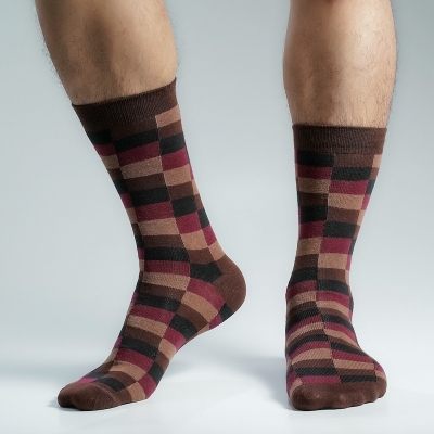 Picture of Premium Long Socks For Men  (Chocolate)