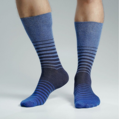 Picture of Premium Long Socks For Men  (Blue)