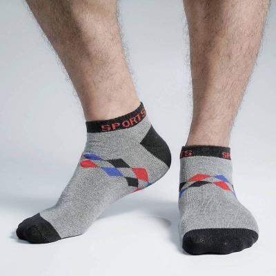 Picture of Premium Ankle Socks For Men  (Ash)
