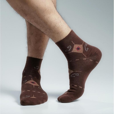 Picture of Premium Ankle Socks For Men  (Chocolate)