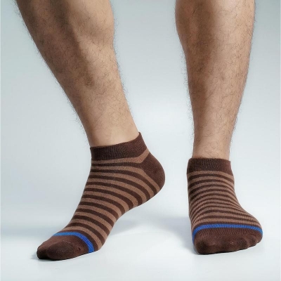 Picture of Premium Ankle Socks For Men  (Chocolate)