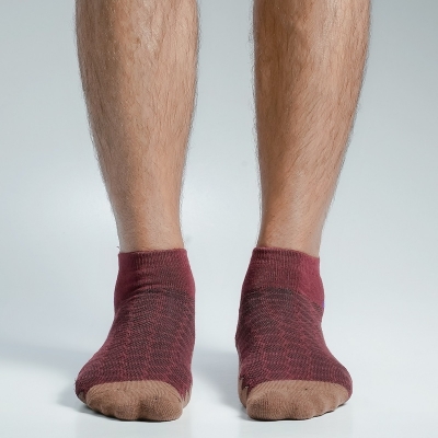Picture of Premium Ankle Socks For Men  (Maroon)