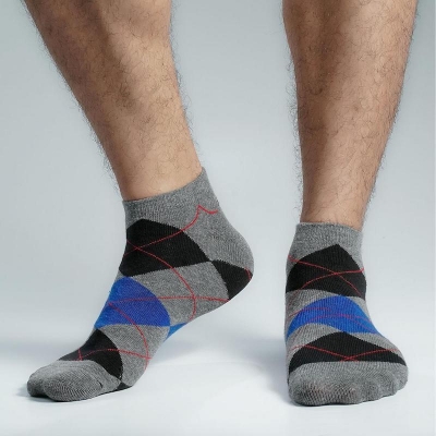 Picture of Premium Ankle Socks For Men  (Ash)