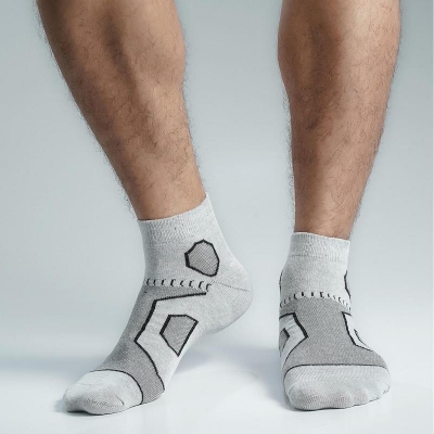 Picture of Premium Ankle Socks For Men  (Ash)