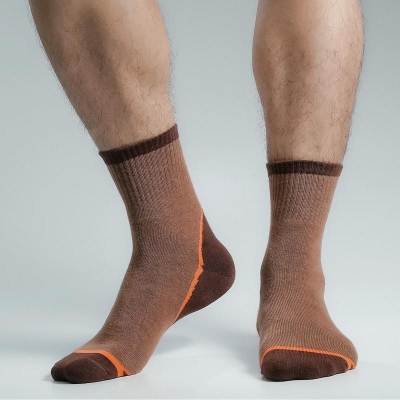 Picture of Premium Ankle Socks For Men  (Brown)