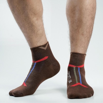 Picture of Action Ankle Socks For Men  (Chocolate)