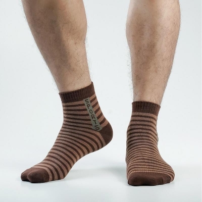 Picture of Action Ankle Socks For Men  (Chocolate)