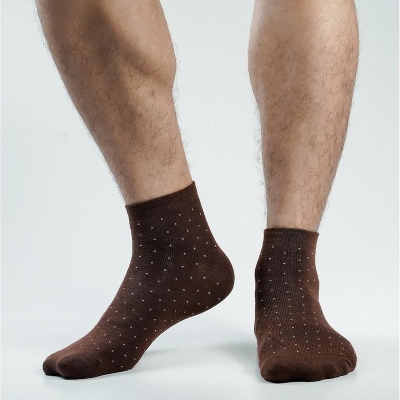 Picture of Action Ankle Socks For Men  (Chocolate)