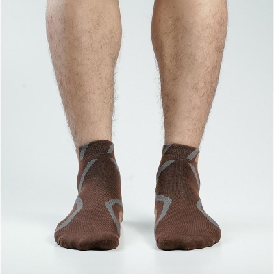 Picture of Action Ankle Socks For Men  (Chocolate)