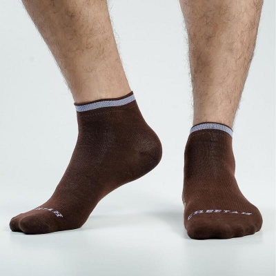 Picture of Catstep Ankle Socks For Men  (Chocolate)