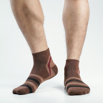 Picture of Pridezone Ankle Socks For Men  (Chocolate)