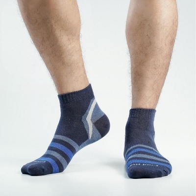 Picture of Pridezone Ankle Socks For Men  (Navy Blue)