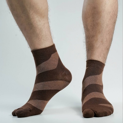 Picture of Premium Finger Socks For Men  (Chocolate)