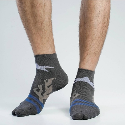 Picture of Premium Finger Socks For Men  (Charcoal)