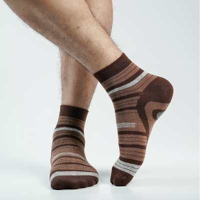 Picture of X-club Ankle Socks For Men  (Chocolate)