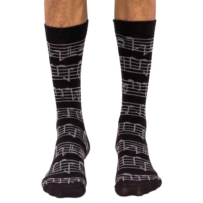 Picture of Speed Long Socks for Men by MB Hosiery  (Black)
