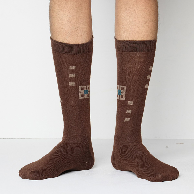 Picture of Pride Zone Long Socks For Men  (Chocolate)