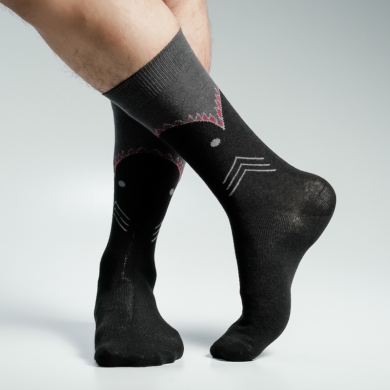 Picture of Swan Viara Long Socks for Men  (Black)