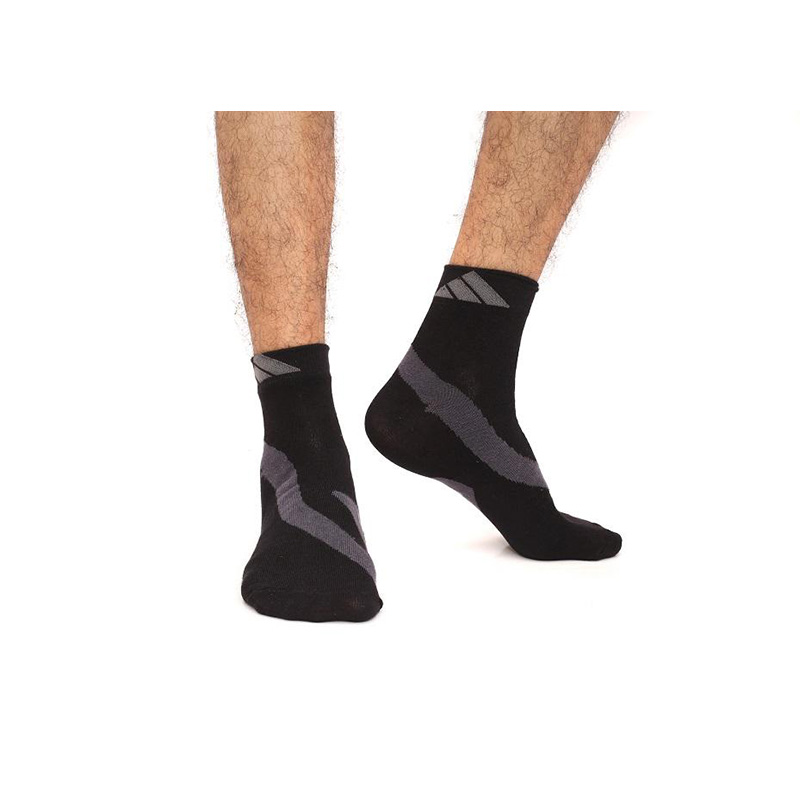 Picture of X Club Ankle Socks for Men by MB Hosiery  (Black)