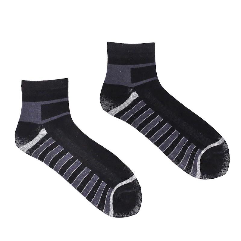 Picture of Speed Ankle Socks for Men by MB Hosiery  (Black)