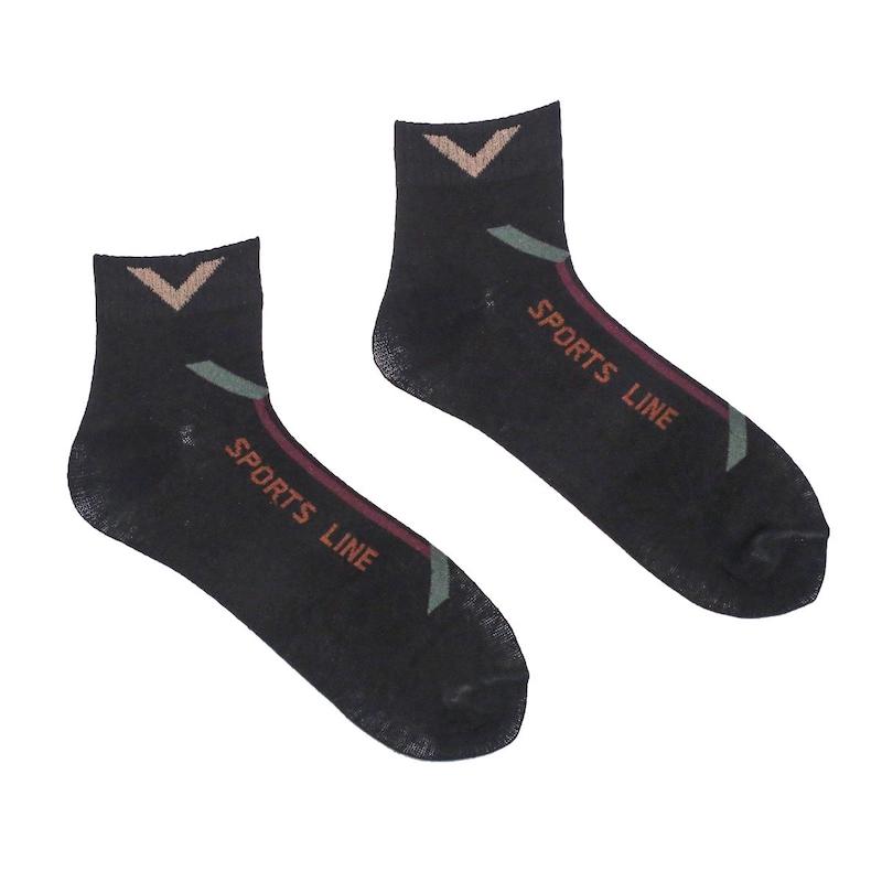 Picture of Action Ankle Socks for Men by MB Hosiery  (Black)